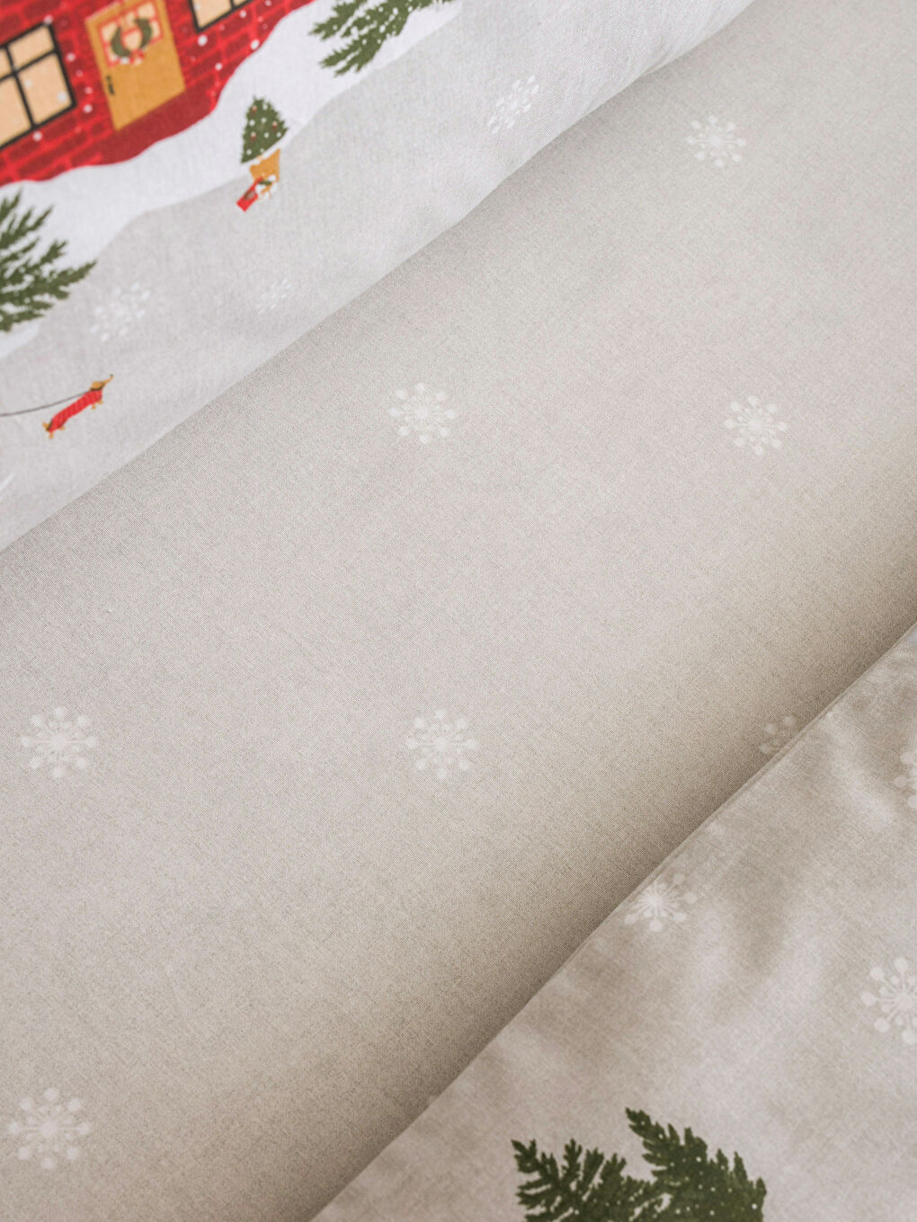 Karışık Yılbaşı Temalı Çift Kişilik Nevresim Takımı-4