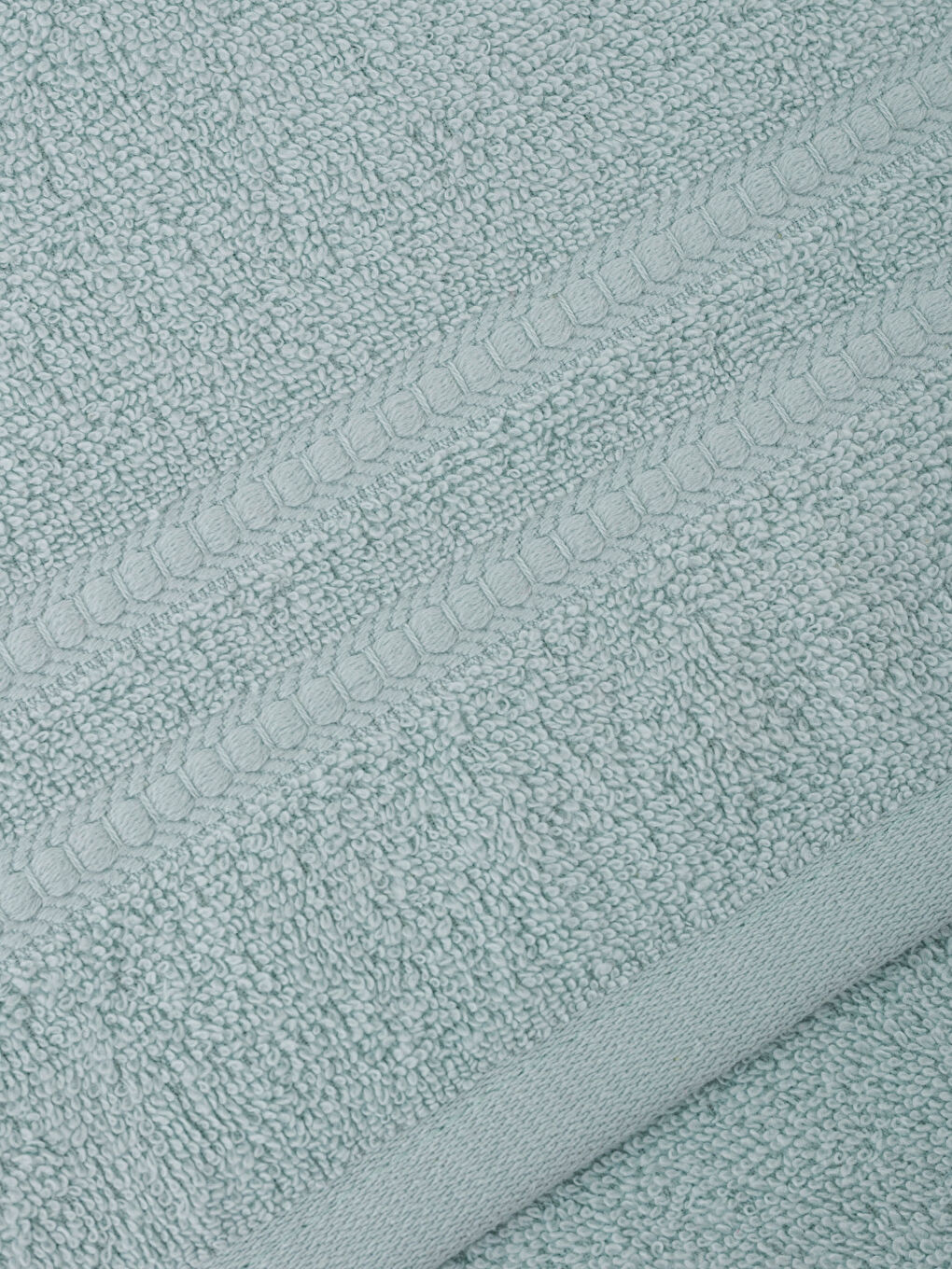 Yeşil Pamuklu Yüz Havlusu 50x80 cm-3