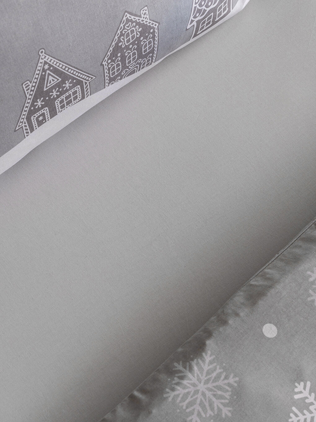 LCW HOME Christmas Themed Double Duvet Cover Full Set -W3HQ06Z8-F9C