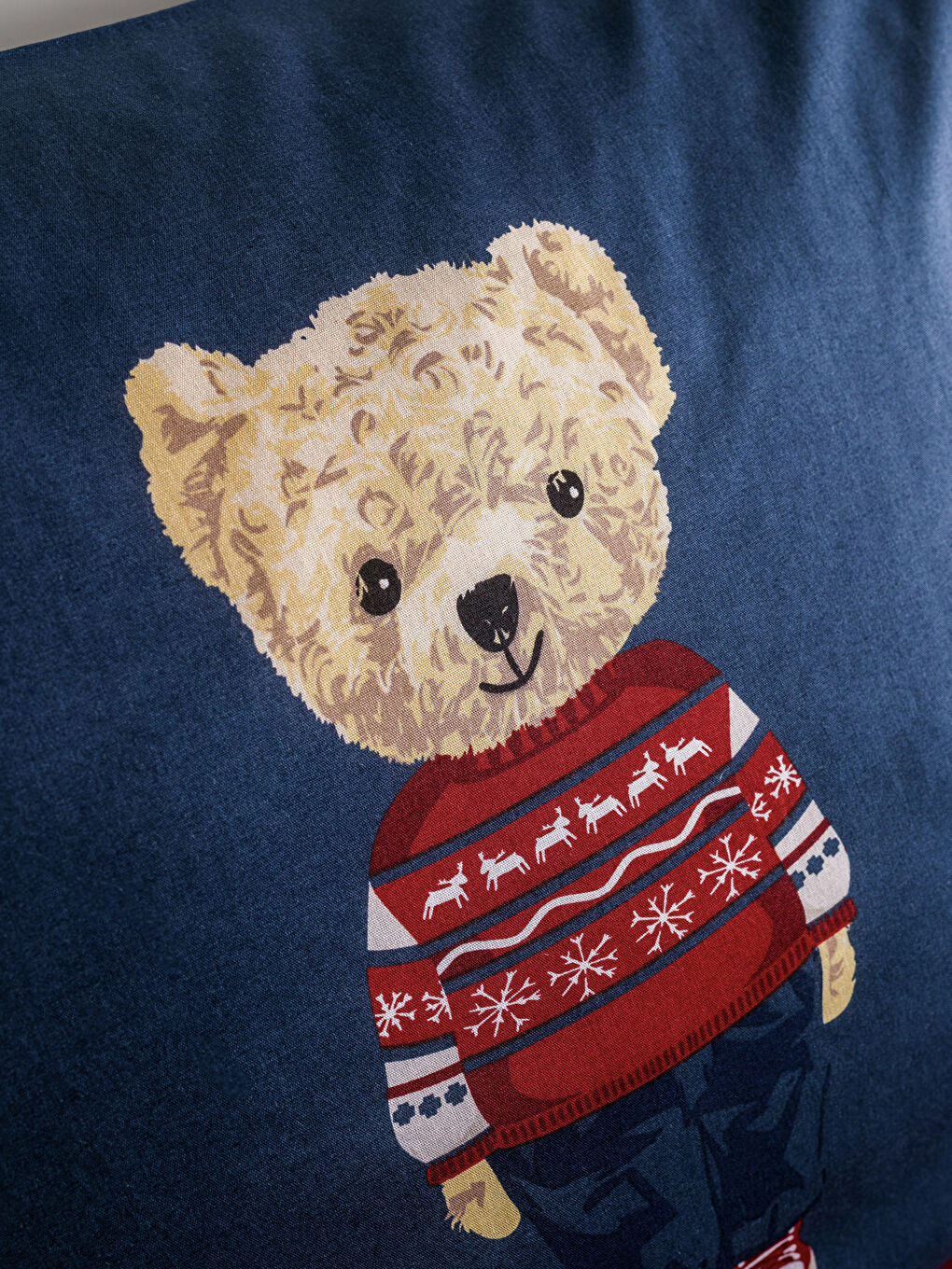 Karışık Ayıcık Baskılı Tek Kişilik Nevresim Takımı-3