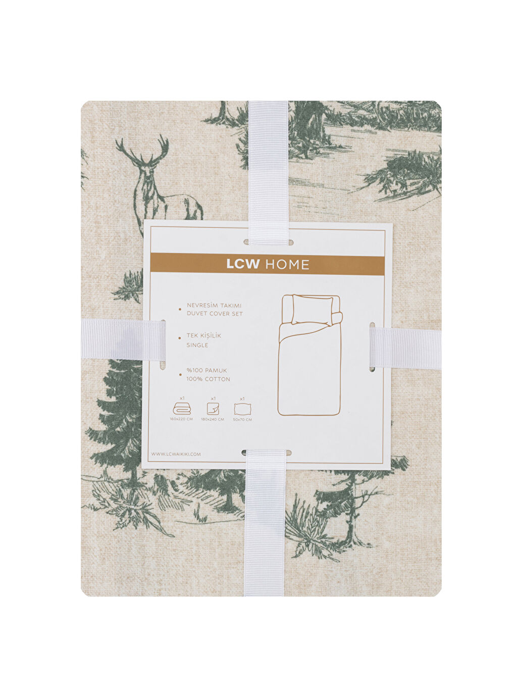 Karışık Desenli Tek Kişilik Nevresim Takımı-7