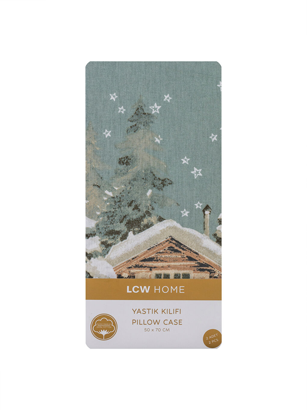 Štampana pamučna jastučnica 2-pakovanja 50x70 cm-3