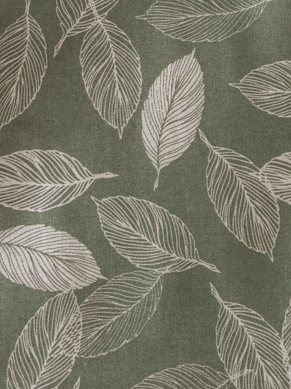 طقم غطاء لحاف مزدوج بنقشة ورق الشجر-5