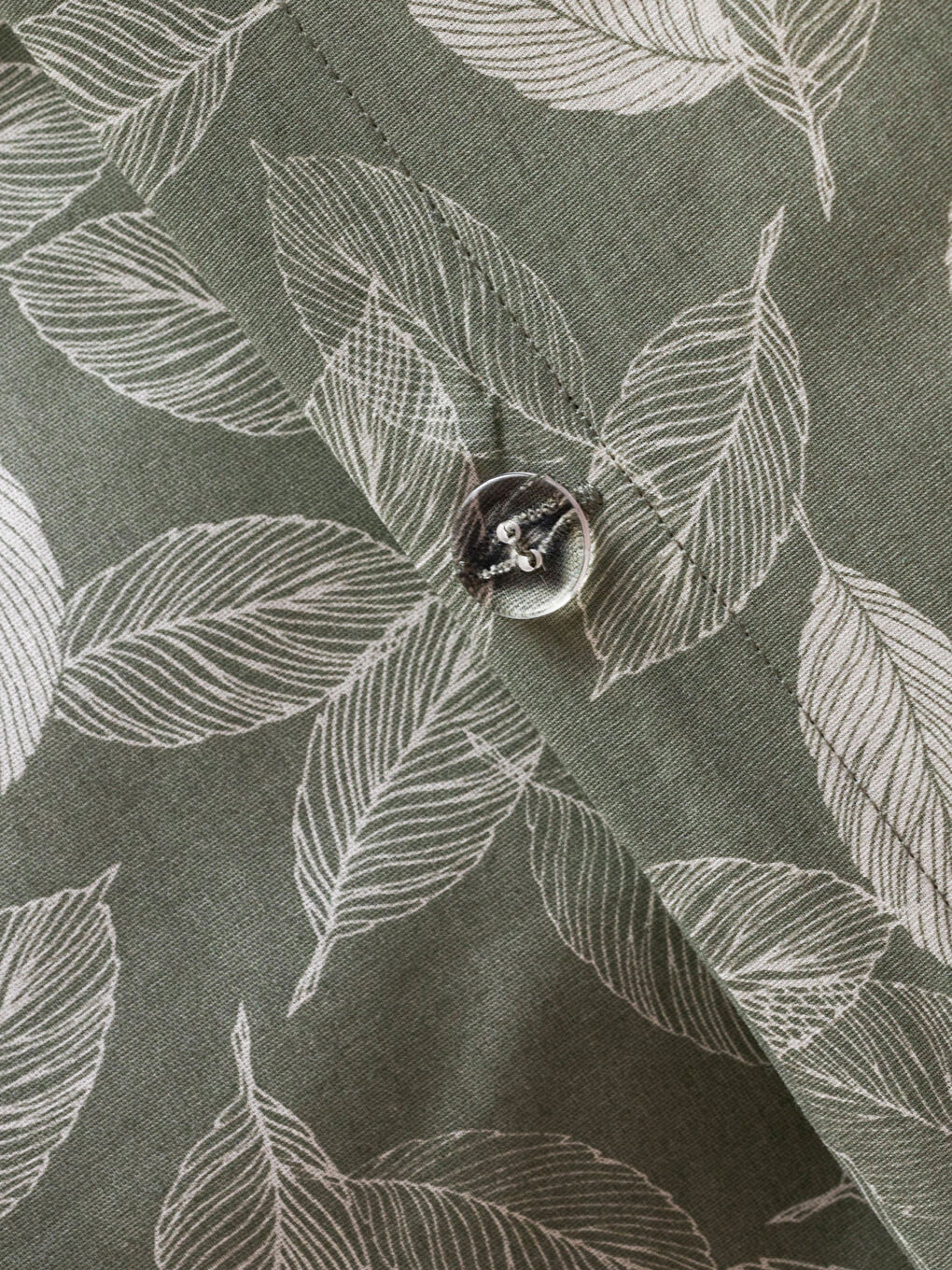 طقم غطاء لحاف مزدوج بنقشة ورق الشجر-6