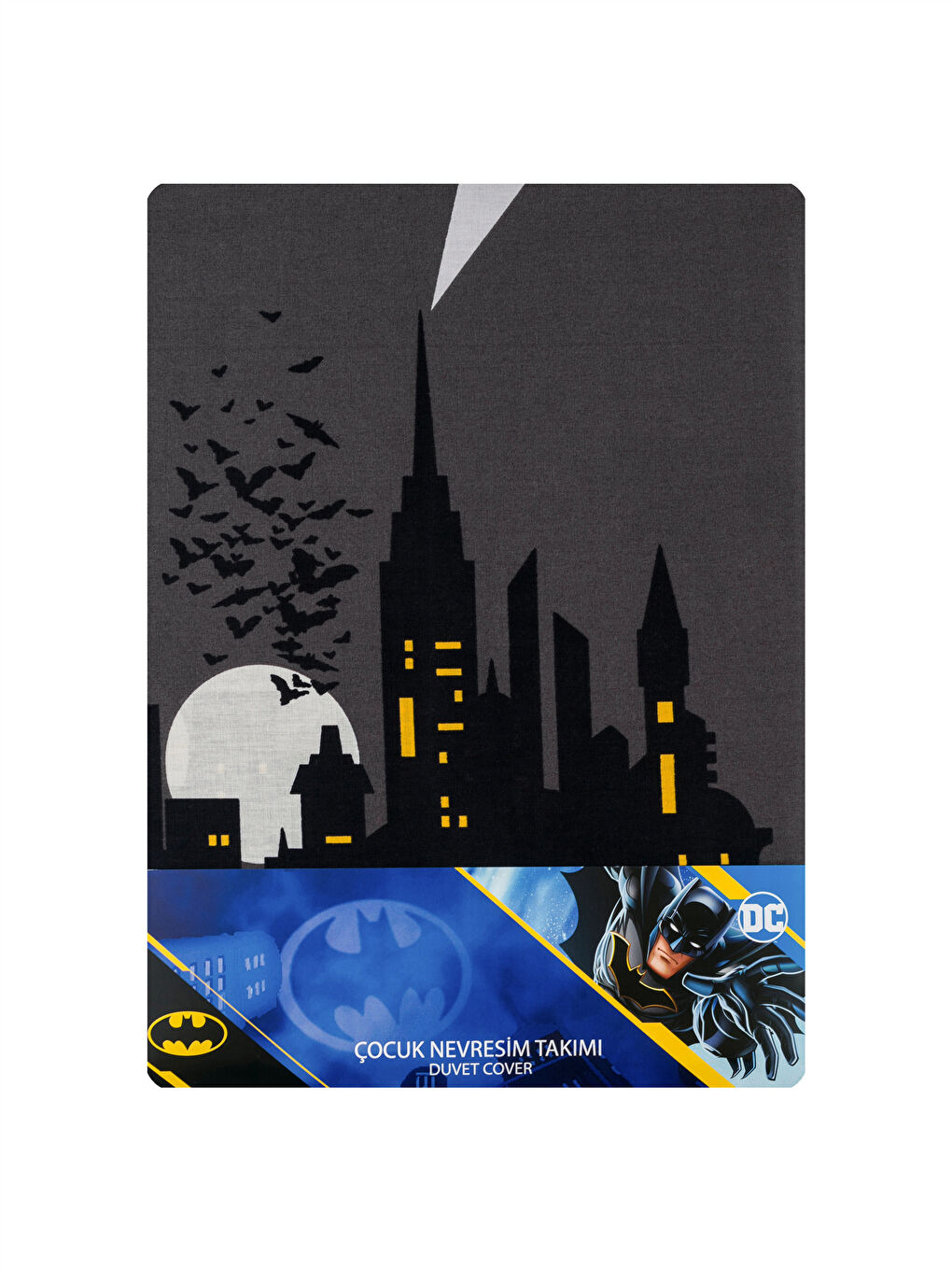 Karışık Batman Baskılı Çocuk Nevresim Takımı-7