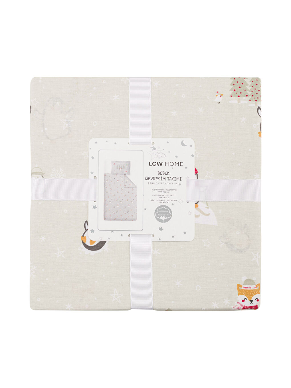 ნაბეჭდი ნაქსოვი ბავშვის დუვეტის საფარის სრული კომპლექტი-6
