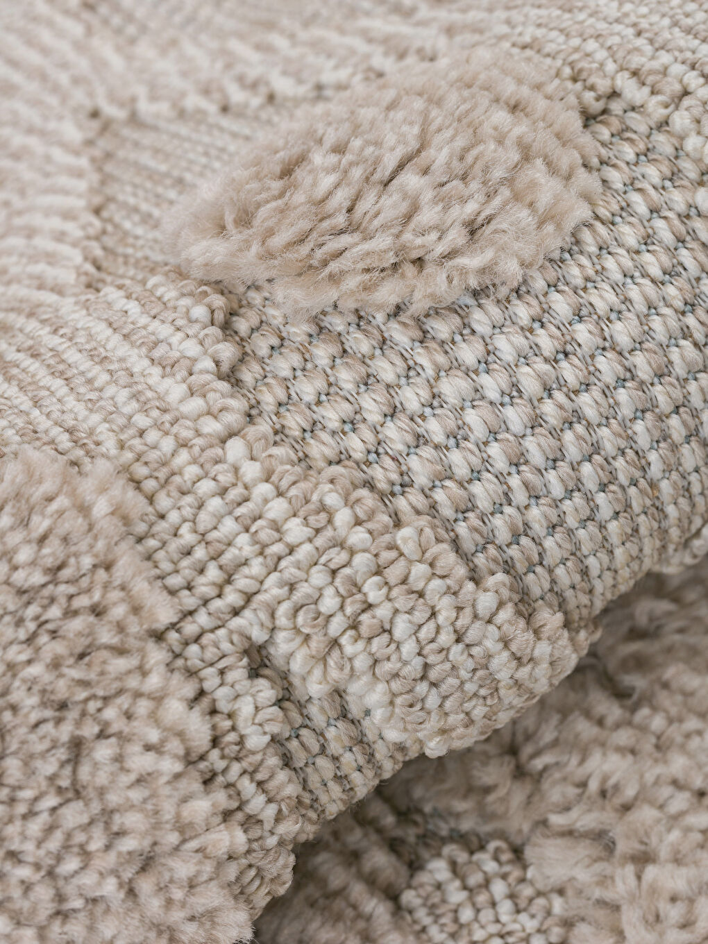 Karışık Desenli Püsküllü Halı 80x150 cm-2