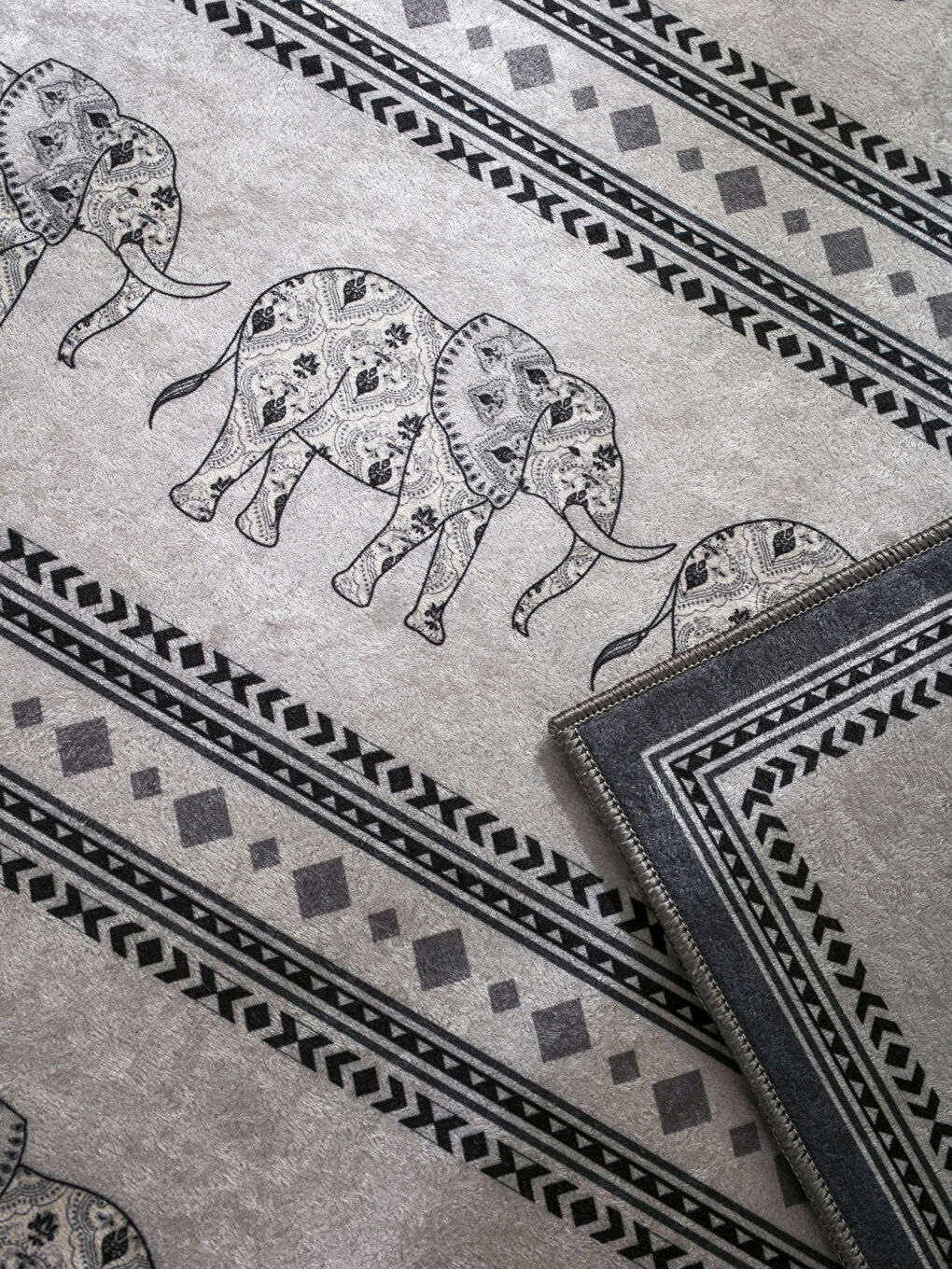 Elephant Printed Bath Mat 2 Pack-1