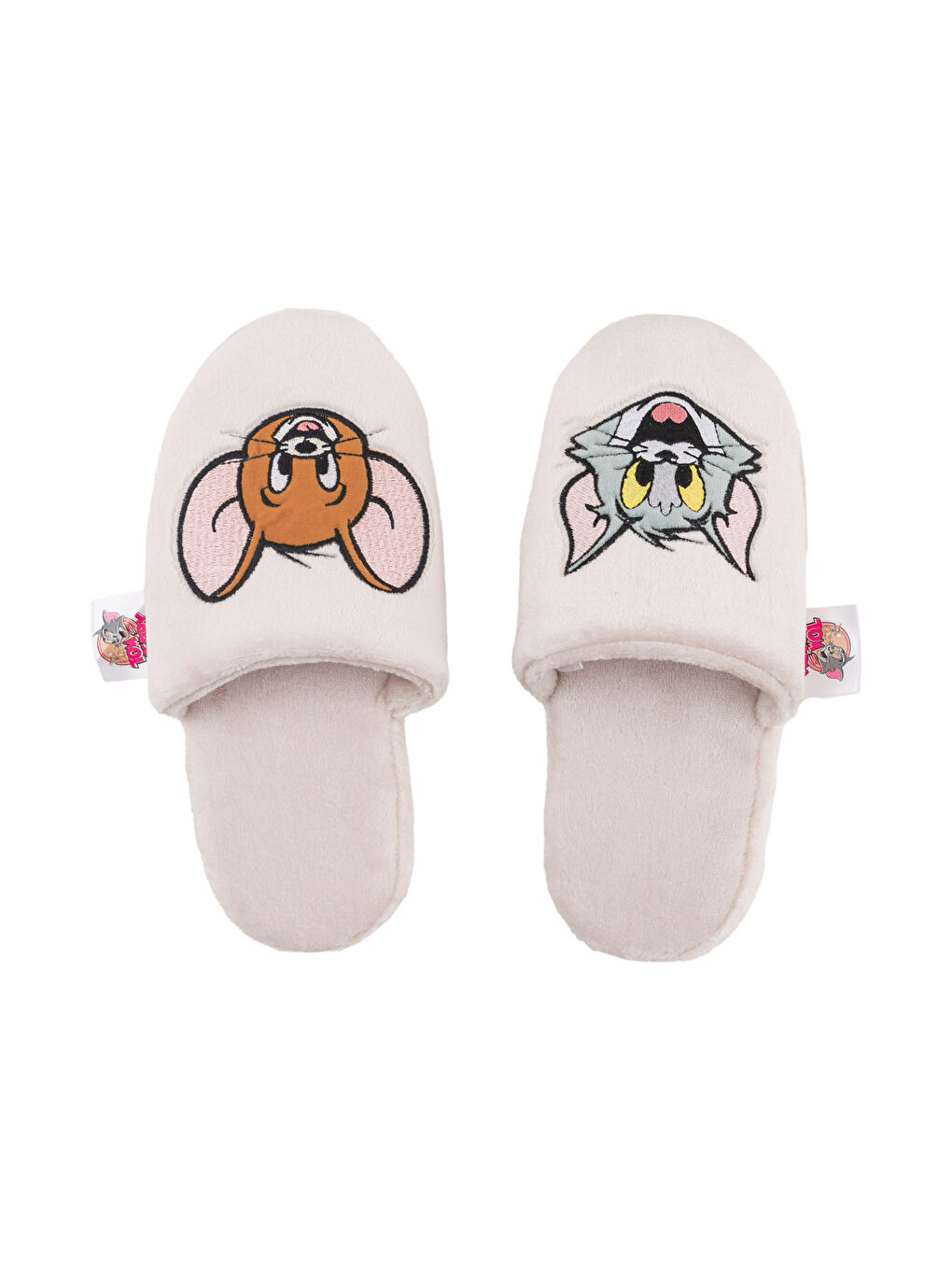 LCW HOME Tom and Jerry Embroidered Women's House Slippers -W3HV23Z8-LRA