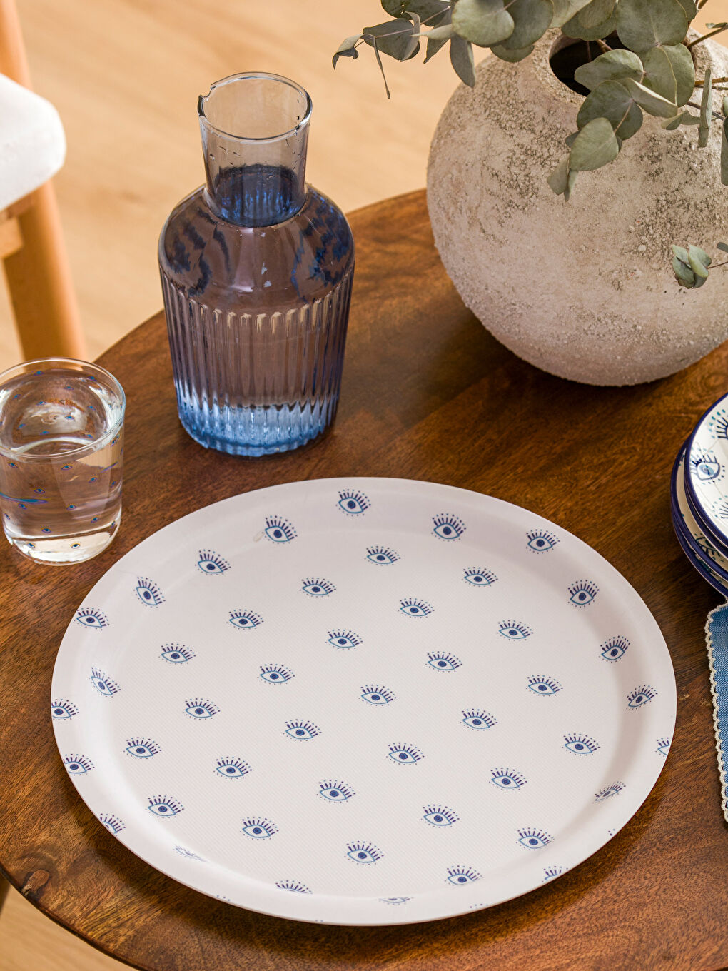 Eye Printed Tray 33 cm-1