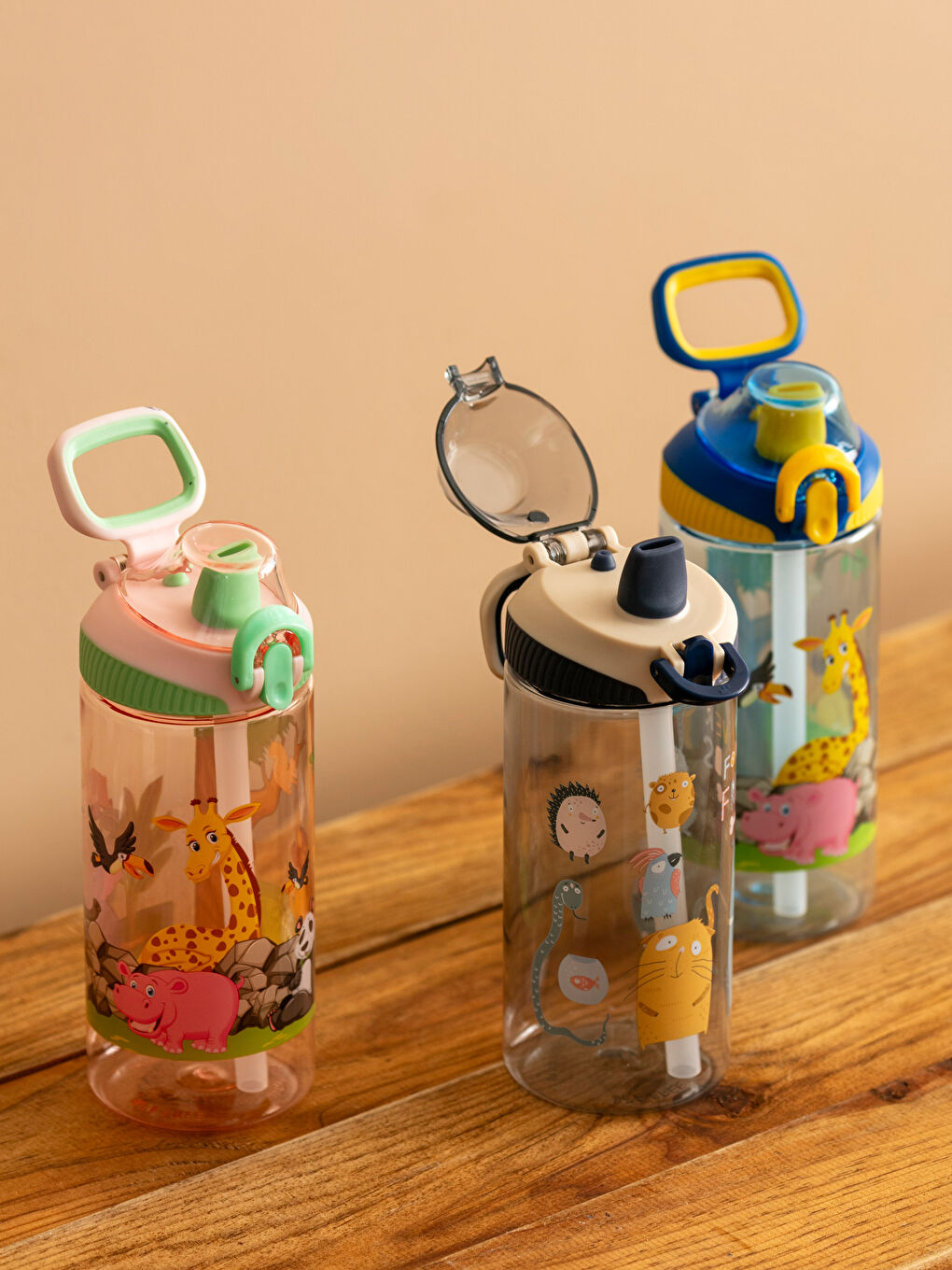 Karışık Baskılı Pipetli Suluk 500 ml-1