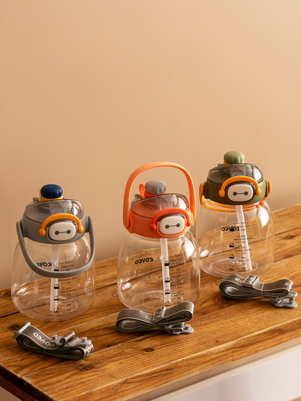 Karışık Baskılı Pipetli Suluk 1000 ml