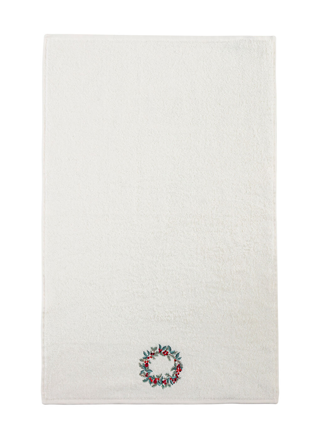 LCW HOME Ekru Yılbaşı Temalı Yüz Havlusu 50x80 cm - 4