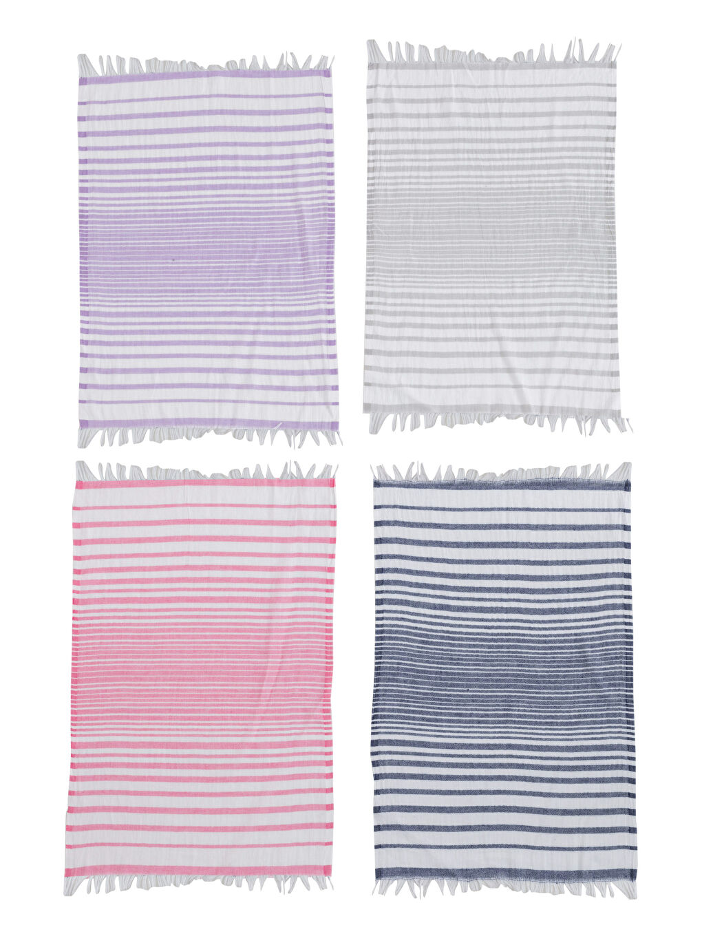 LCW HOME Patterned Tea Towel 4 Pack 40x60 Cm -W3I655Z8-F9C