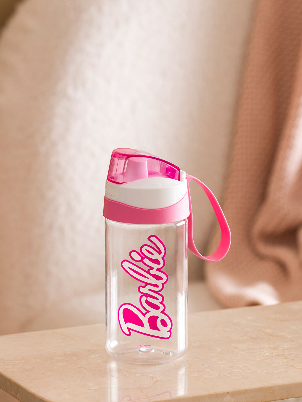 Pembe Barbie Baskılı Suluk 520 ml