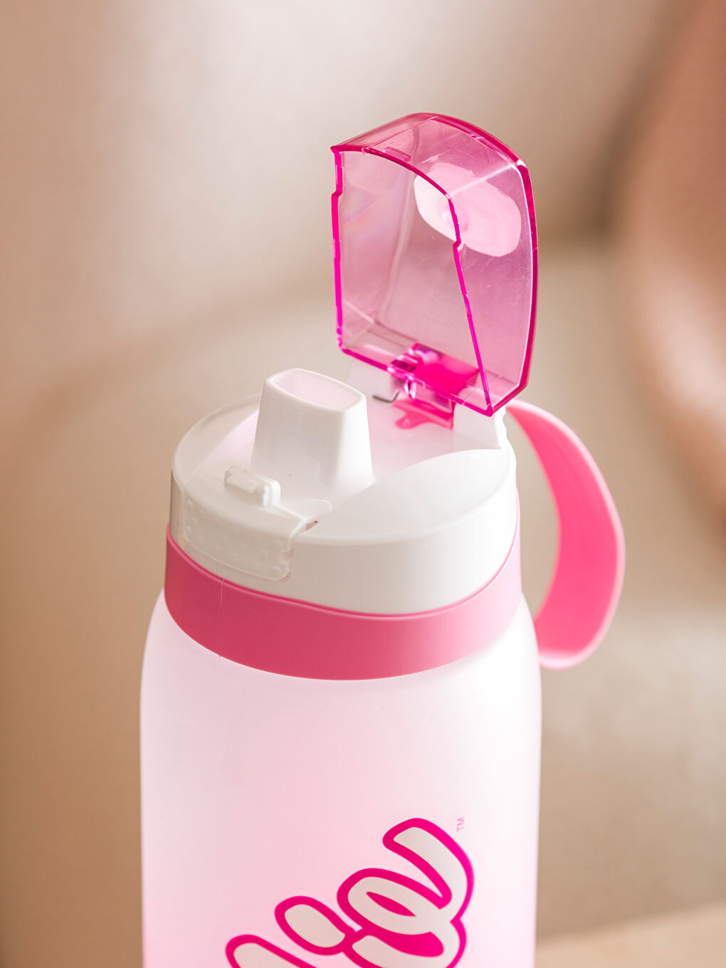 Pembe Barbie Baskılı Suluk 1000 ml-2