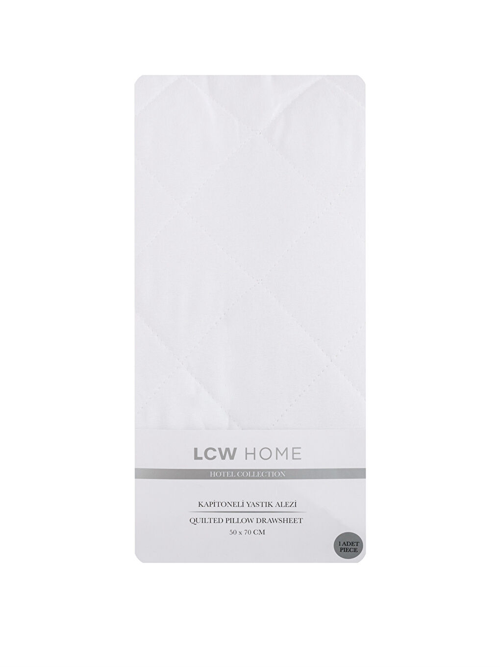 Beyaz Kapitone Desenli Yastık Alezi 50x70 cm-3