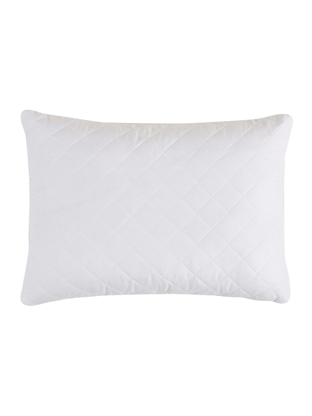 Beyaz Kapitone Desenli Yastık Alezi 50x70 cm-4