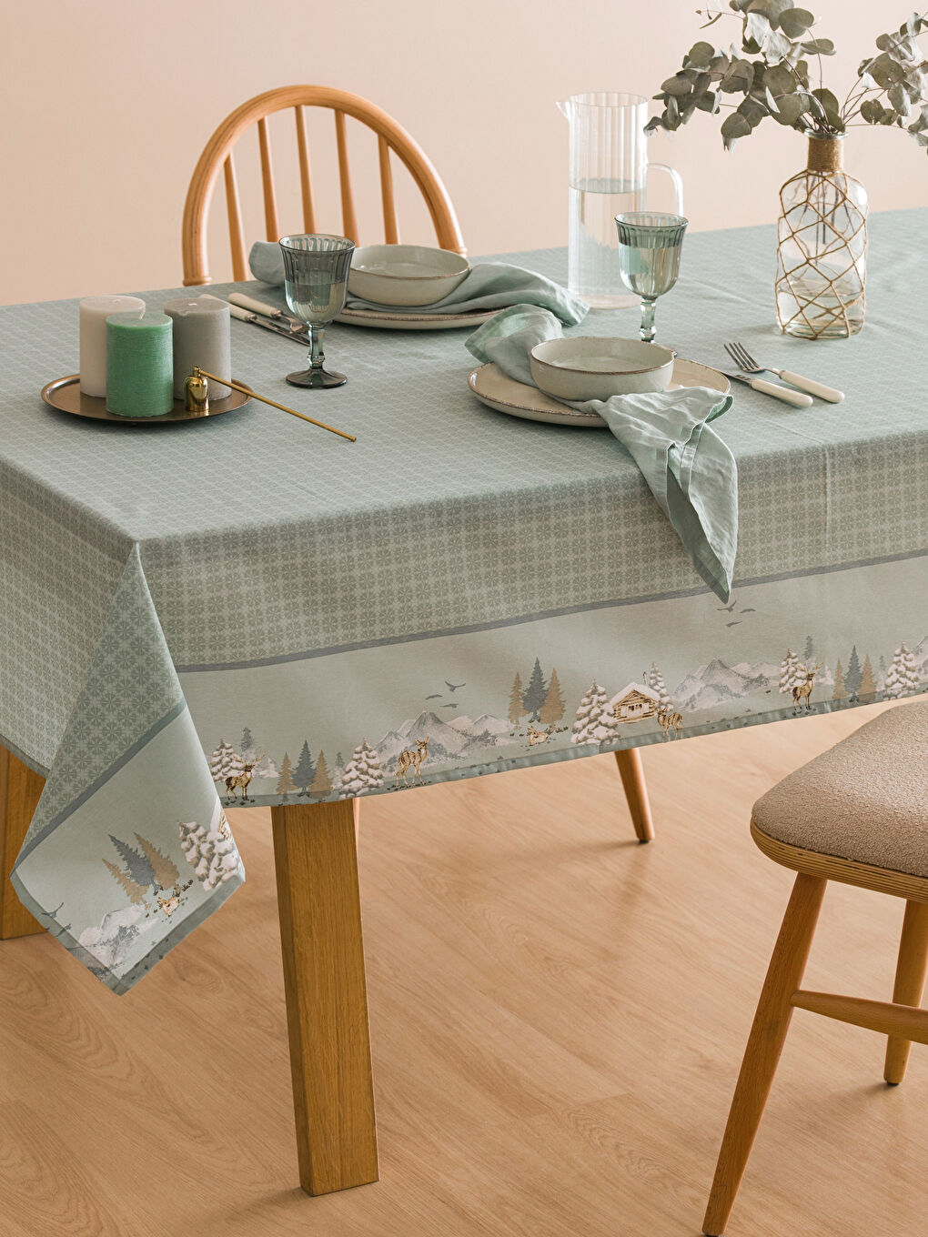 LCW HOME Baskılı Masa Örtüsü 150x220 cm-1
