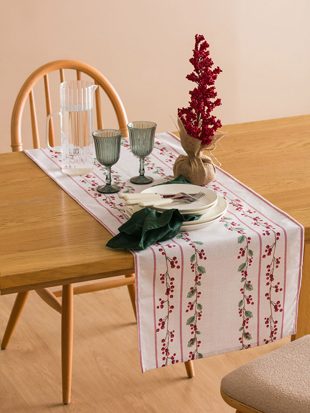 Karışık Baskılı Runner 45x150 cm