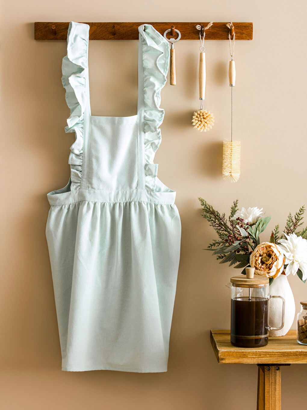 Tablier de Cuisine en Coton Uni