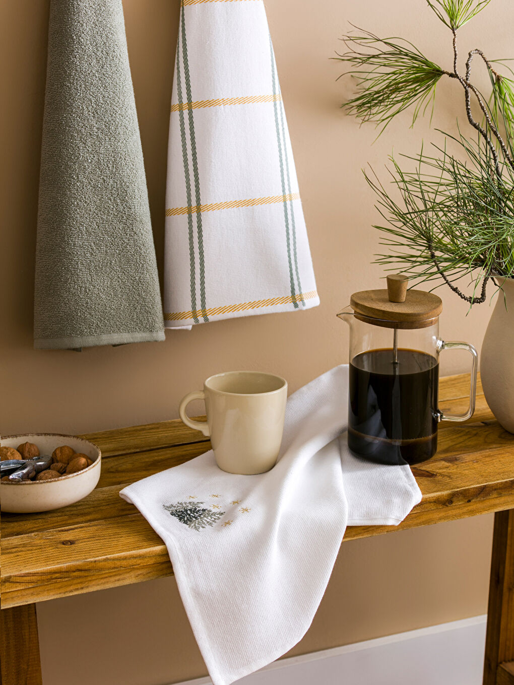 فوطة شاي مْطَرّْز ثلاثة ديال الباكات 40x50 cm-1