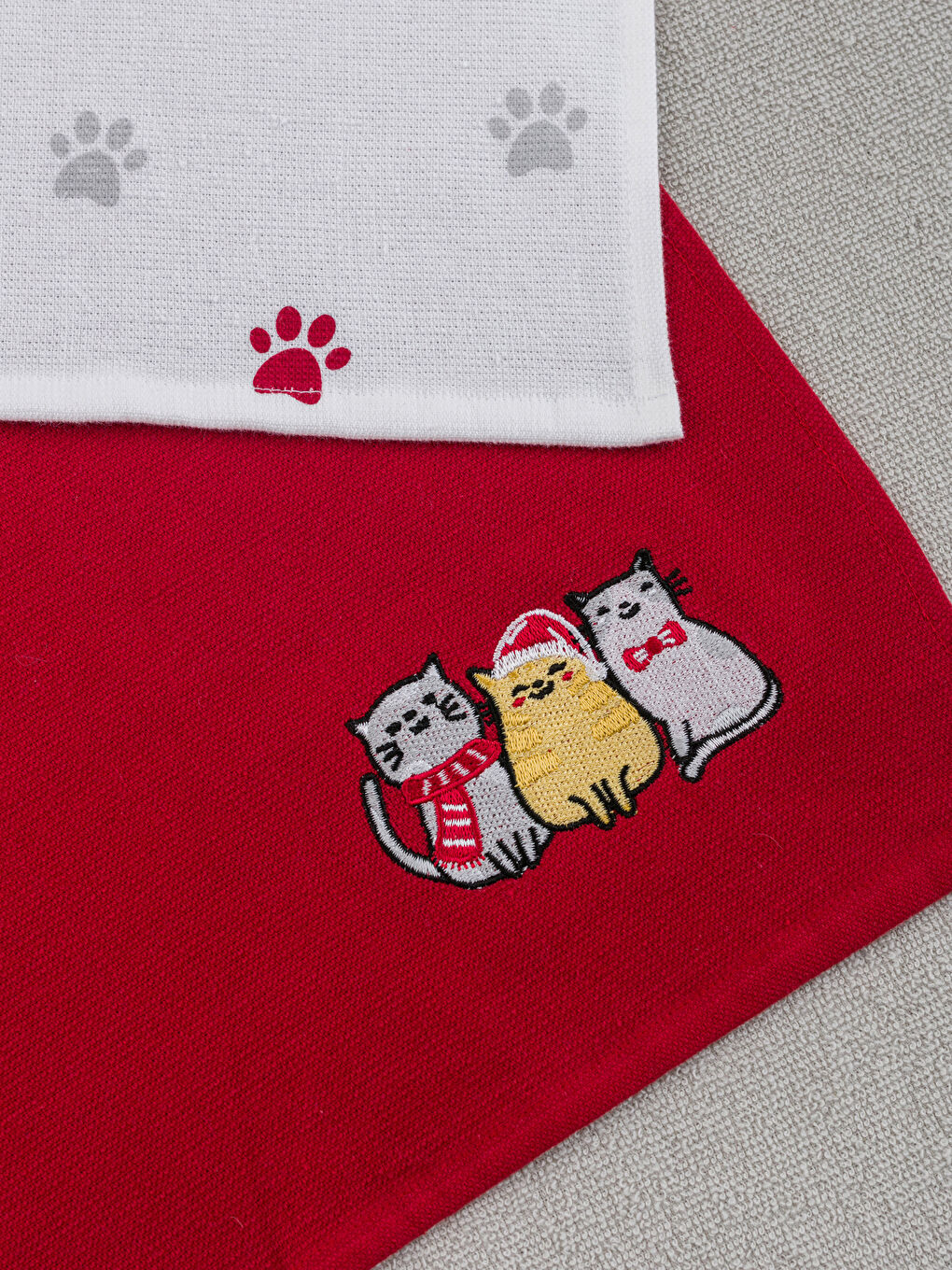 Karışık Baskılı Kurulama Bezi 3'lü 40x50 cm-2