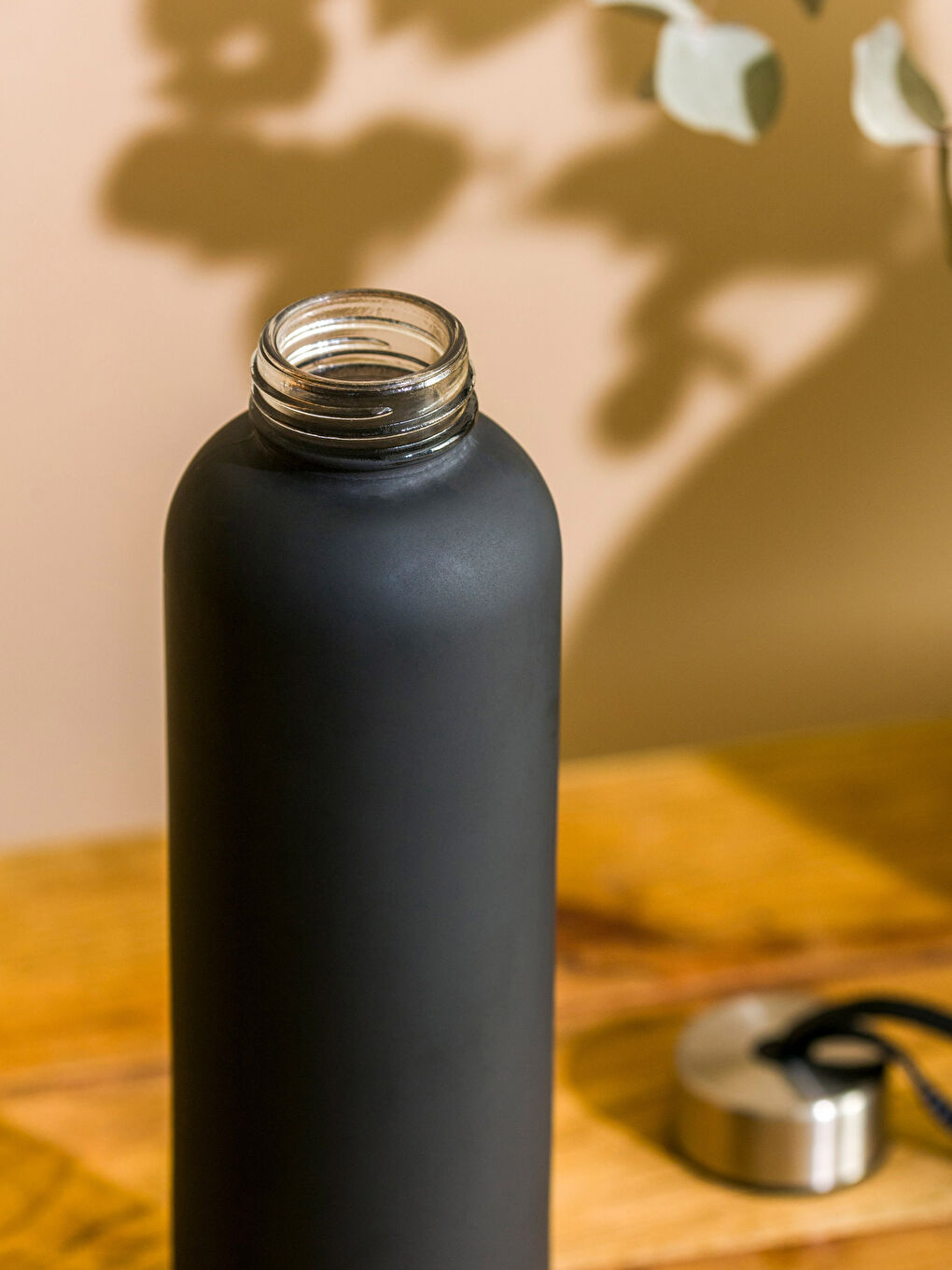 Siyah Cam Matara 600 ml-2