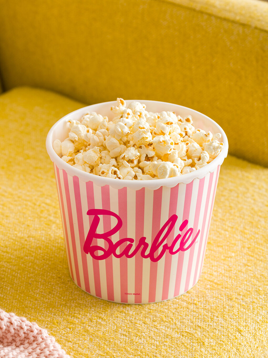 Găleată pentru floricele de porumb imprimată Barbie 17 cm-2