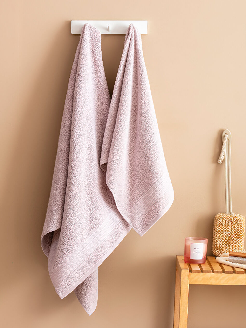 Flat Bath Towel Set of 2