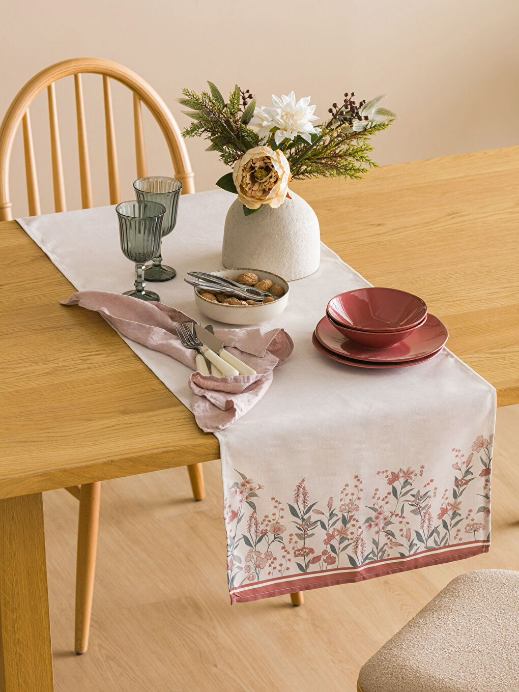 Karışık Baskılı Runner 45x150 cm