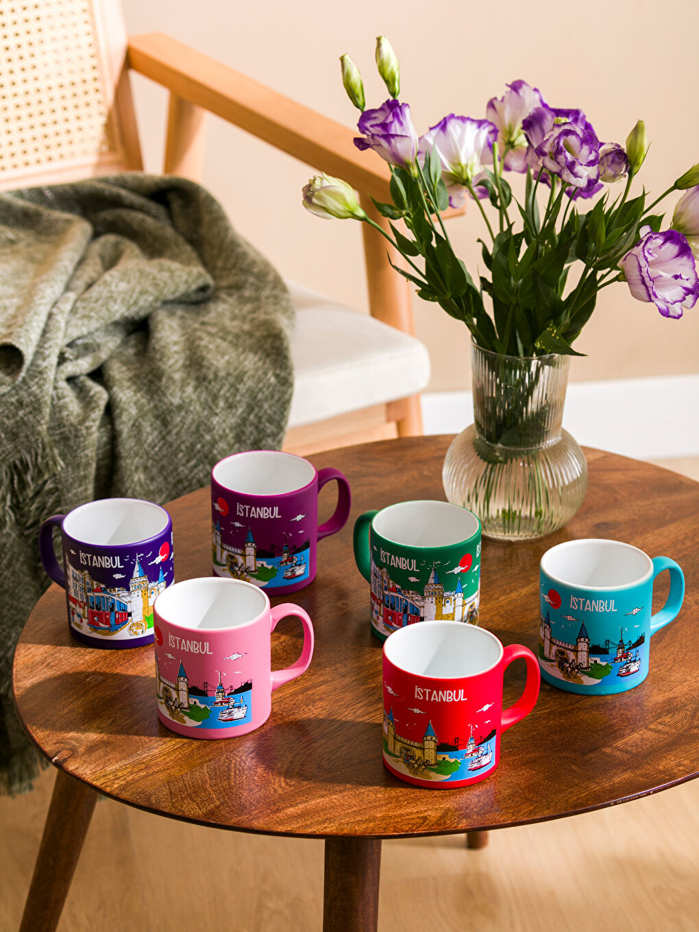 Karışık İstanbul Baskılı Kupa 300 ml-1