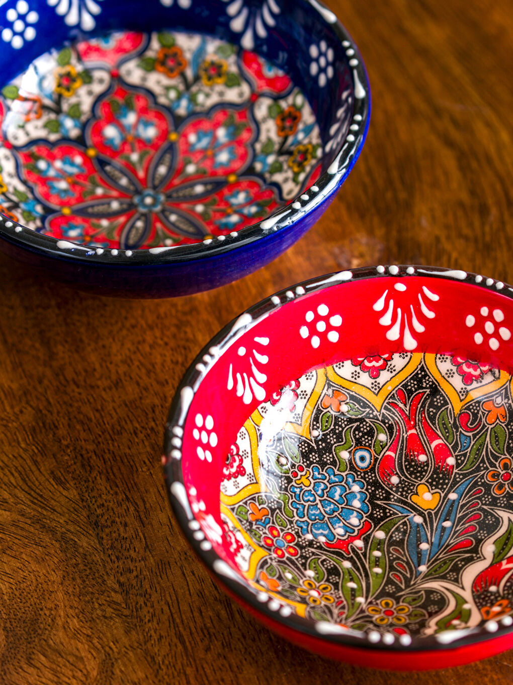 Karışık Desenli Seramik Kase Seti 2'li-2