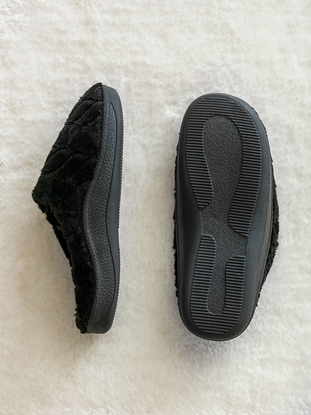 Siyah Desenli Kadın Ev Terliği-3