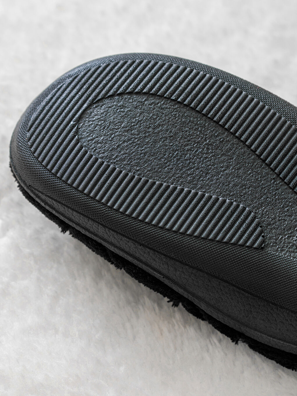 Siyah Desenli Kadın Ev Terliği-4