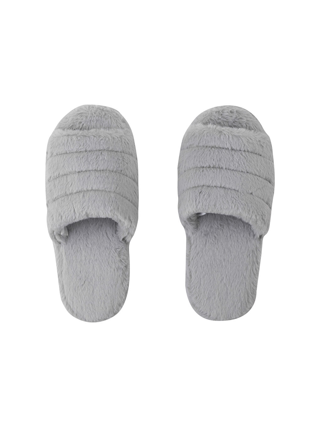 Женские плюшевые тапочки-5