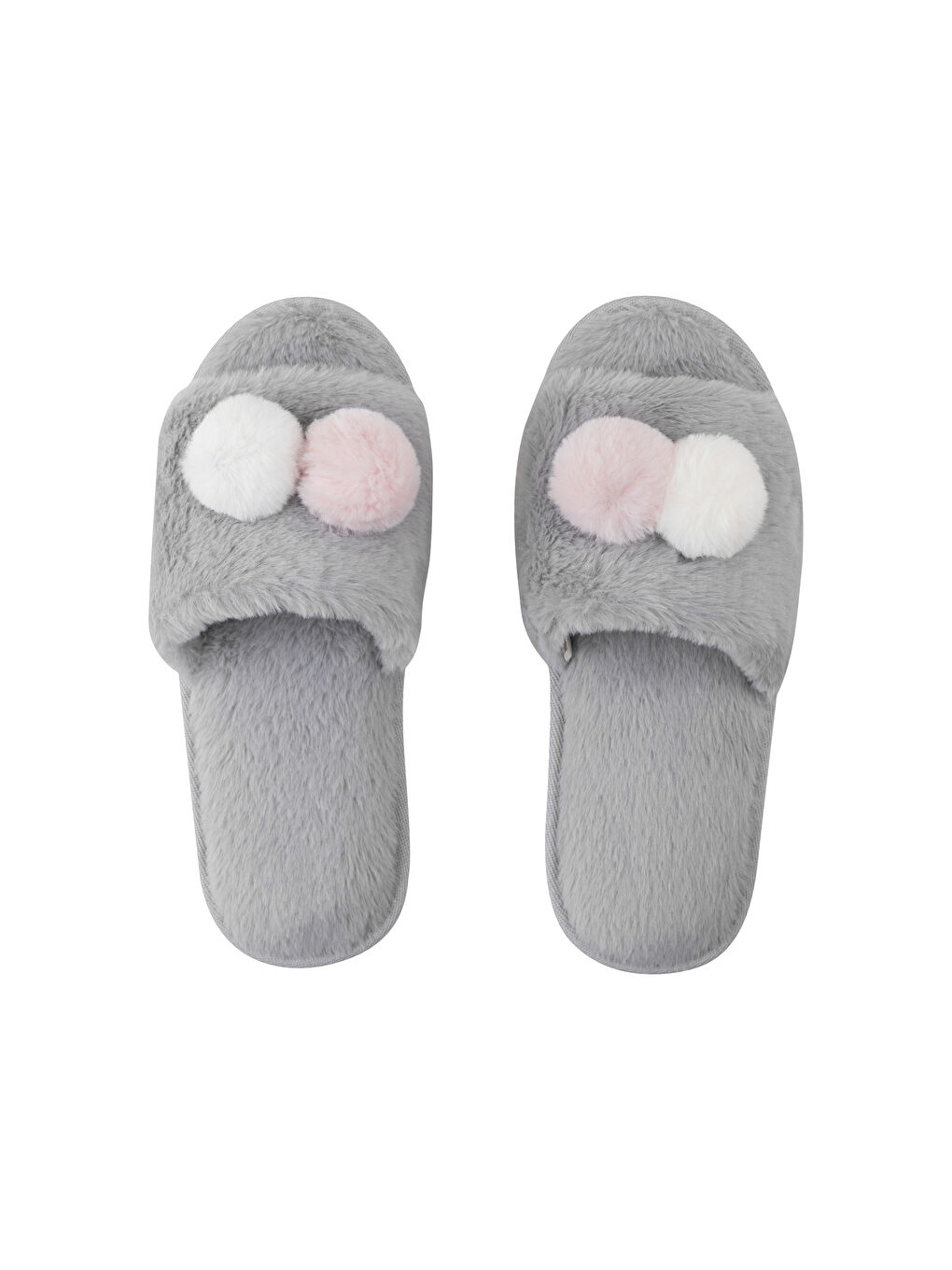 Pompon Detail Women's Home Slippers-5