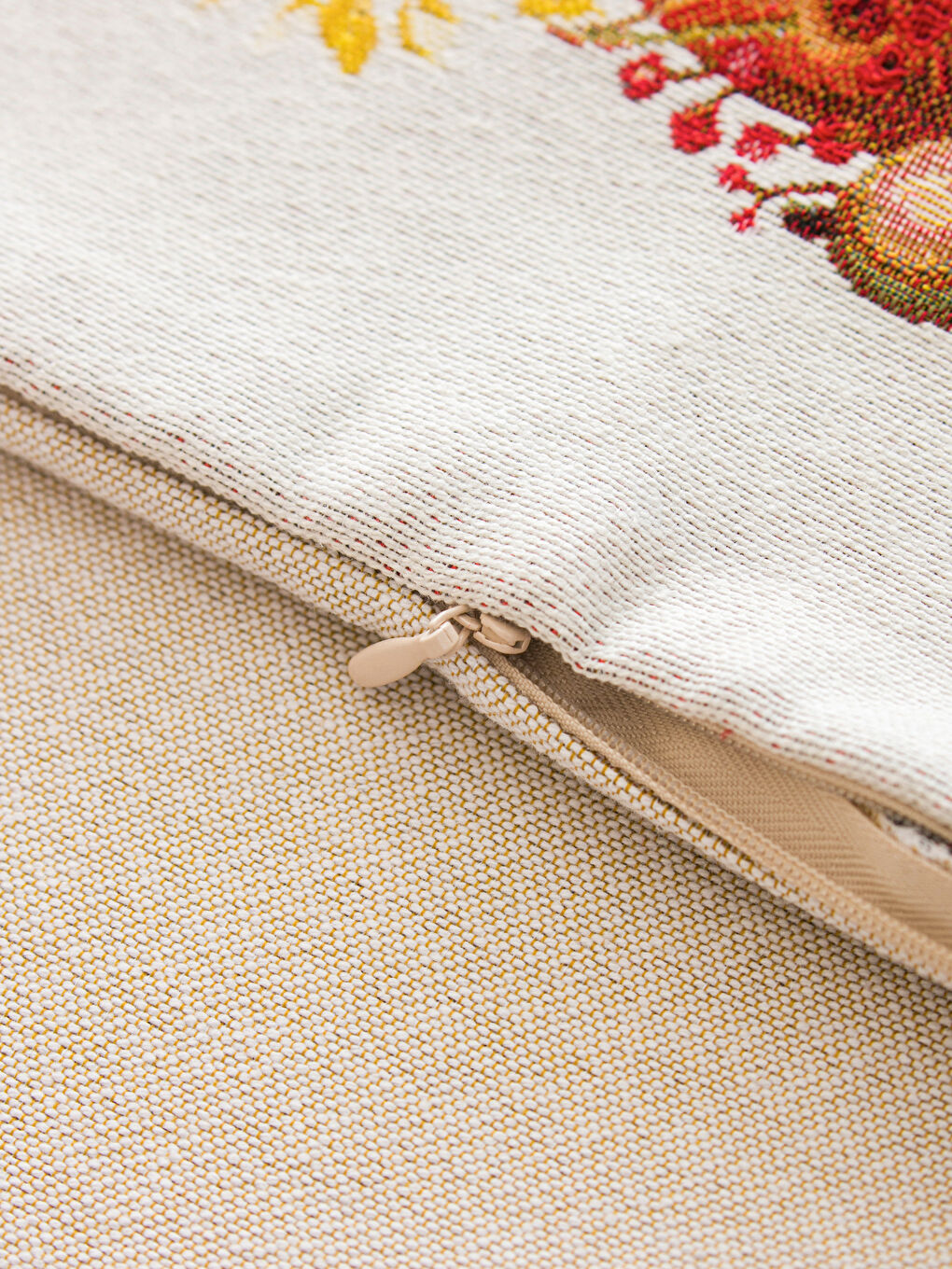 Karışık H12 Bal Kabağı Baskılı Kırlent Kılıfı 45x45 cm-3