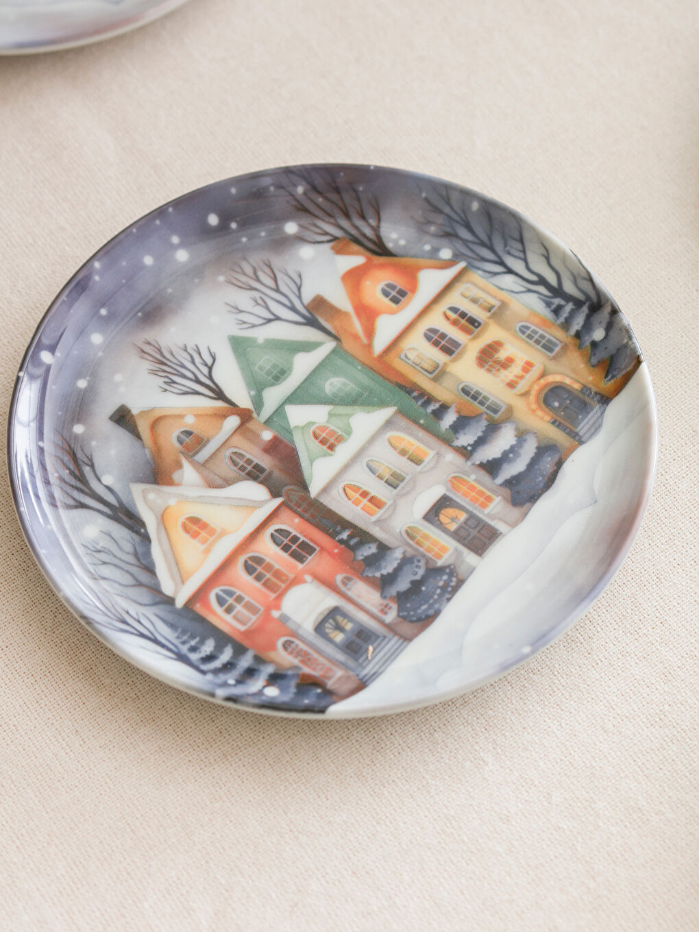 Karışık Baskılı Porselen Tabak 4'lü 15 cm-2