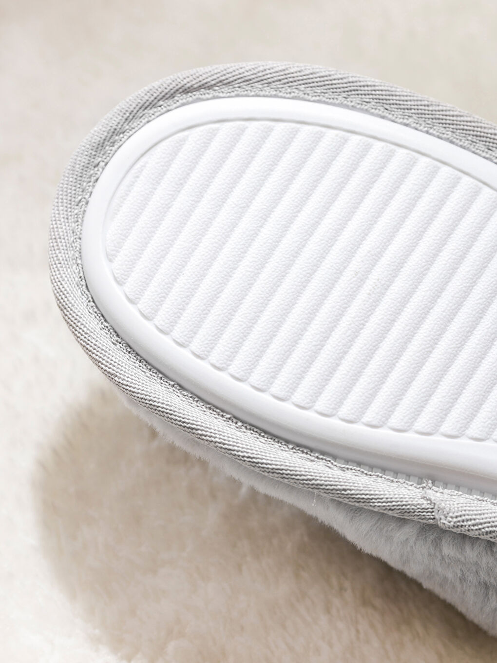 Plain Plush Women's Home Slippers-4