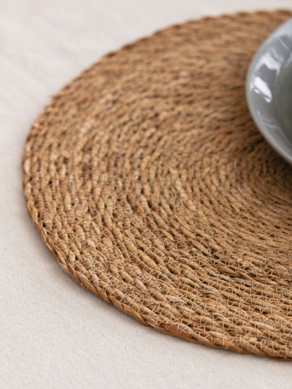 Kahverengi Hasır Amerikan Servis 2'li 35 cm-2