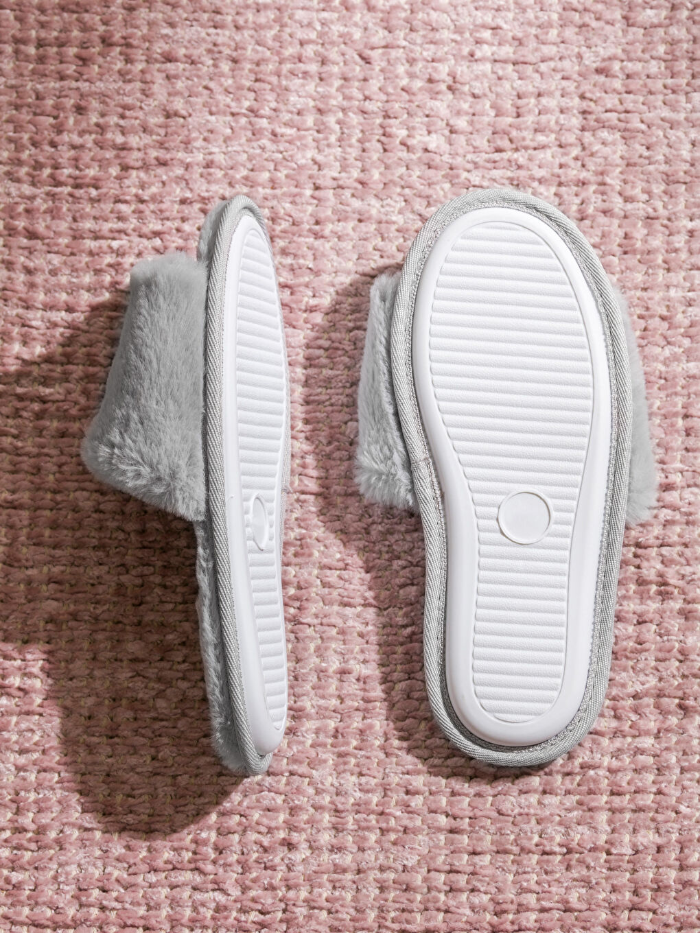 Plush Single-Band Women's Home Slippers -W4BU95Z8-DBQ