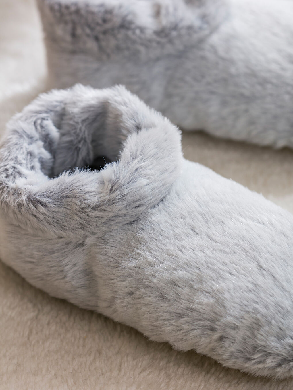 Plush Women's Home Slipper Boots-2