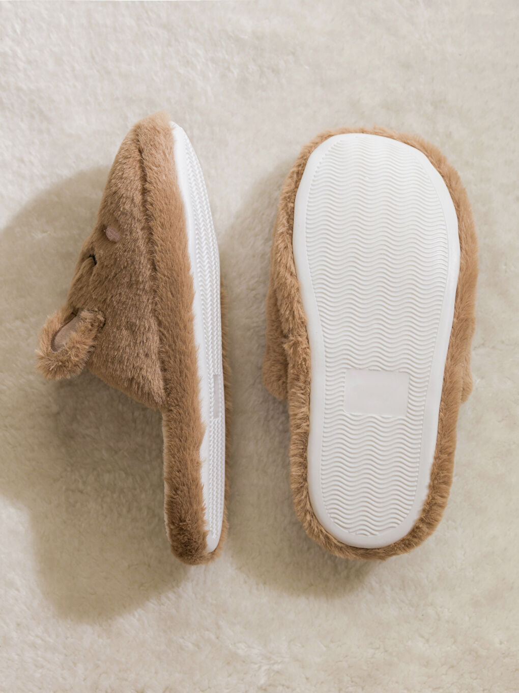 LCW STEPS 3D Appliqued Plush Women's Home Slippers -W4BY64Z8-G8L