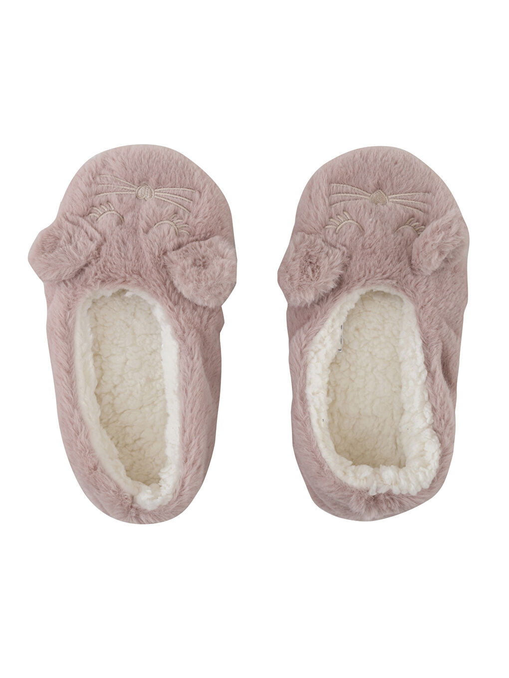 LCW STEPS 3D Appliqued Plush Women's Home Slippers -W4BY74Z8-MA6