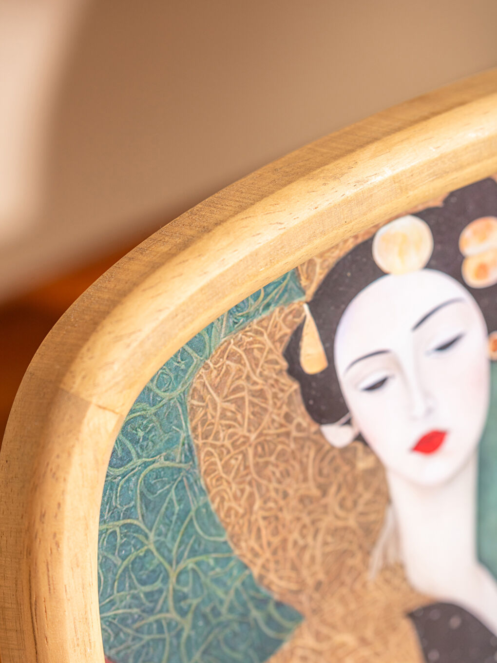 Kahverengi Ayaklı Dekoratif Fotoğraf Çerçevesi 14 cm-1