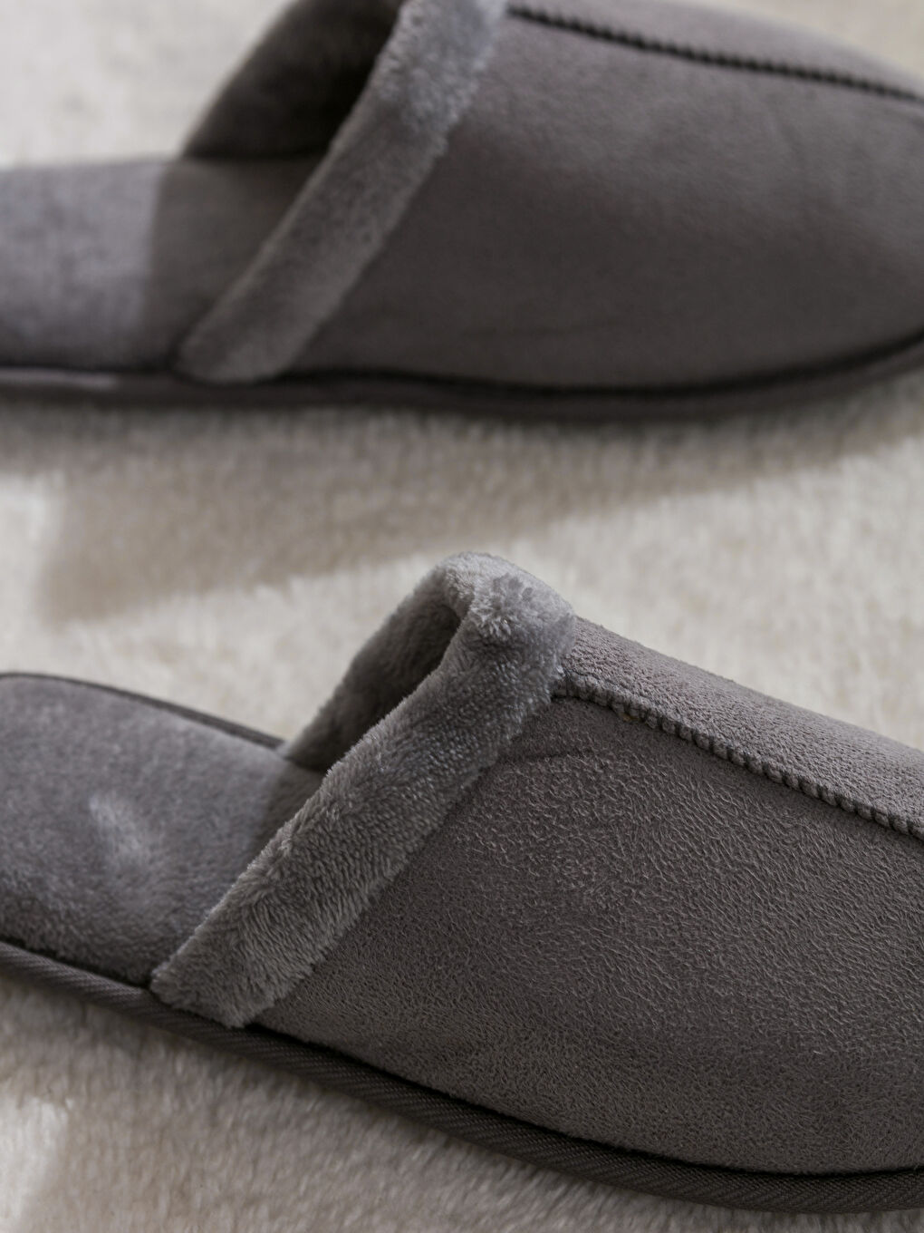 Plush Men's Home Slippers-2