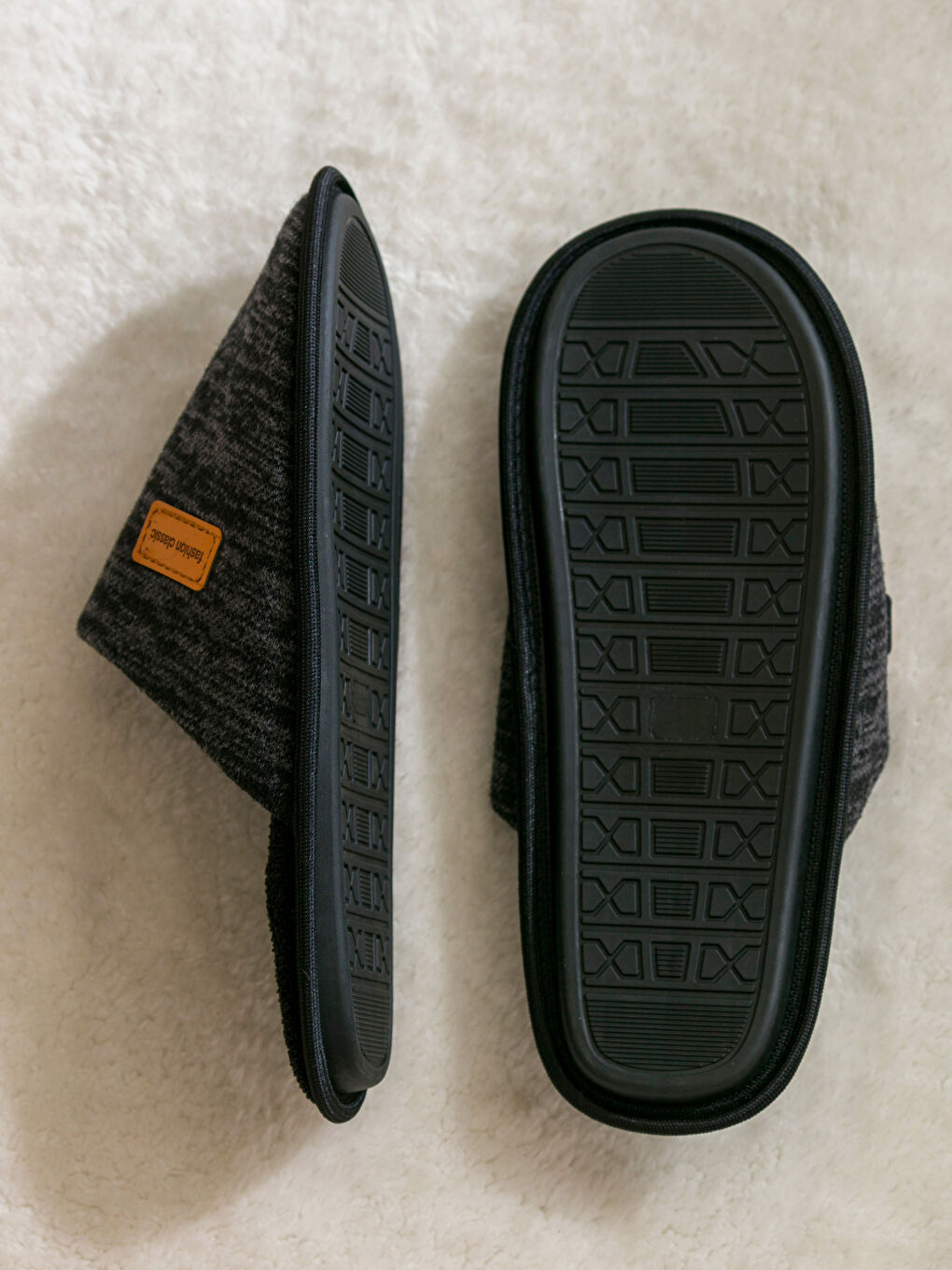 Patterned Men's Home Slippers-2