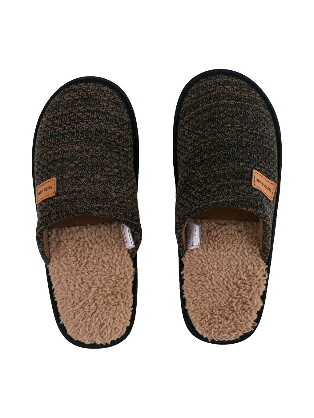 Papuci de casă cu model pentru Bărbați-5