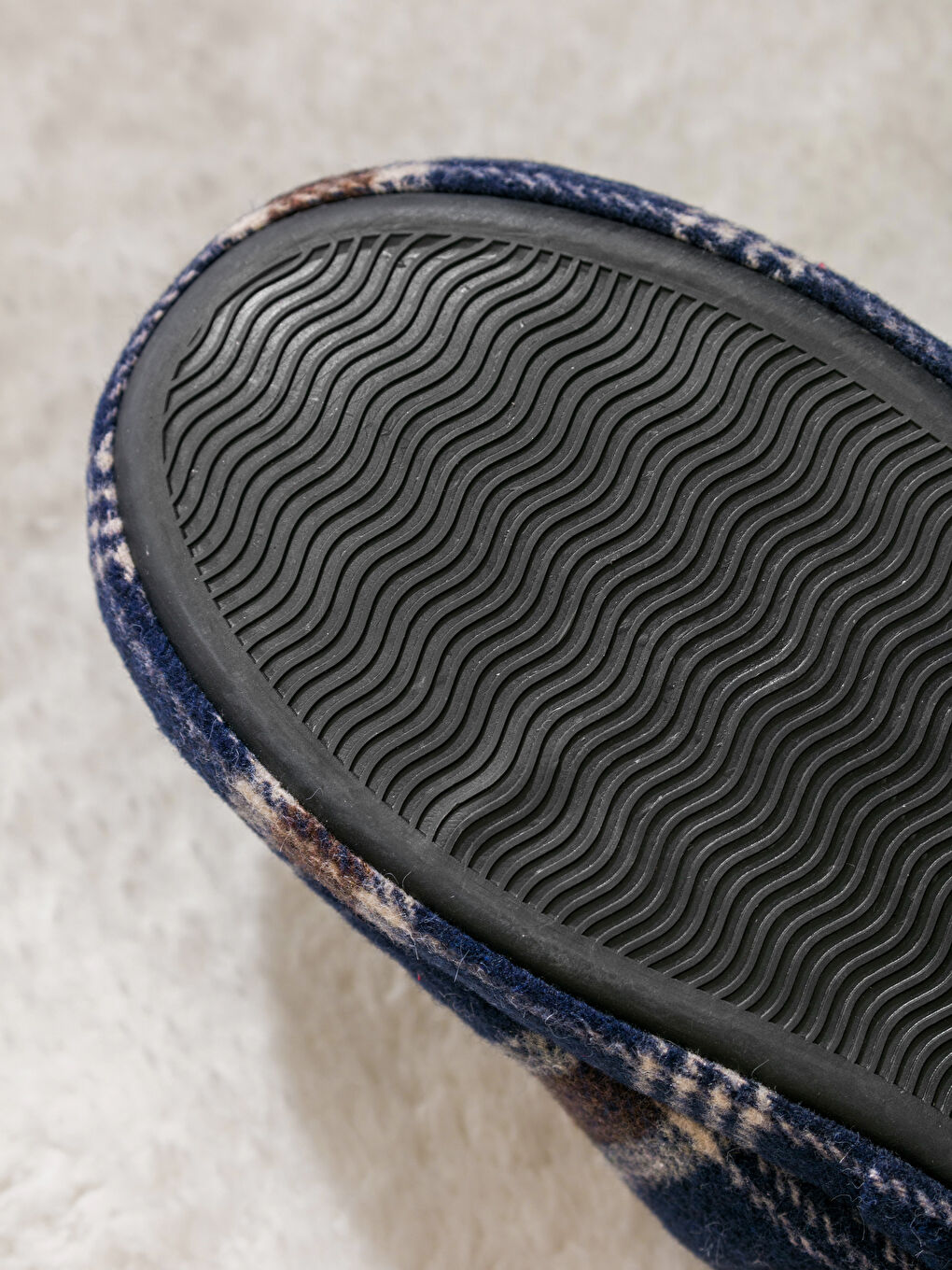 Тапочки мужские домашние в клетку-4